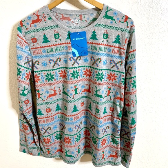Brooks Other - NWT Brooks “Ugly Sweater” Long Sleeve T-shirt